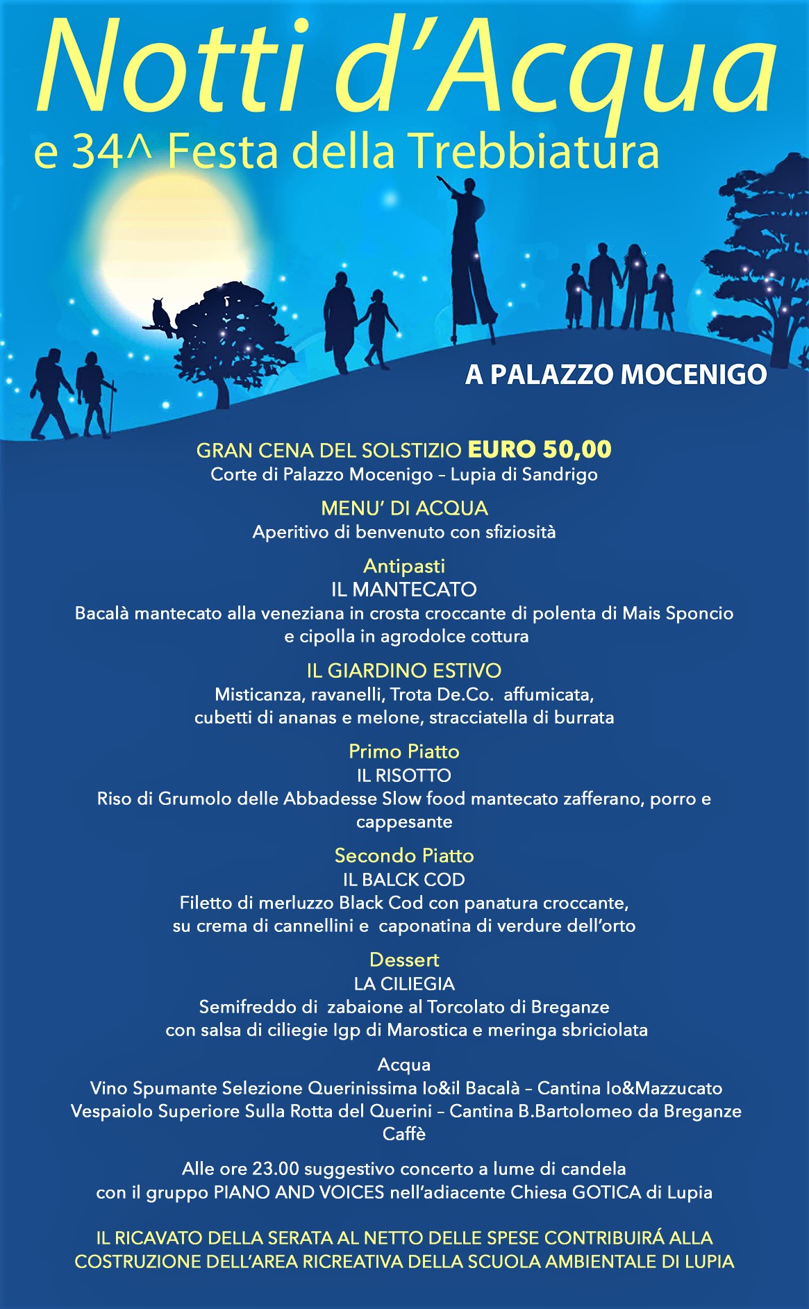 Menù Gran Cena del Solstizio